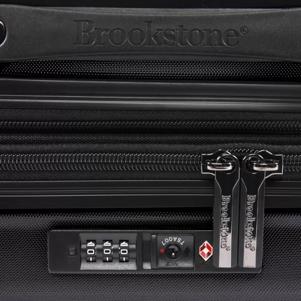 Brookstone Luggage Nelson Spinner Suitcase Black CarryOnBrookstone Luggage Nelson Spinner Suitcase Black CarryOn