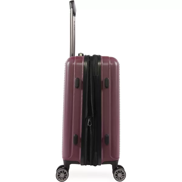 Brookstone Luggage Nelson Spinner Suitcase Plum CarryOnBrookstone Luggage Nelson Spinner Suitcase Plum CarryOn