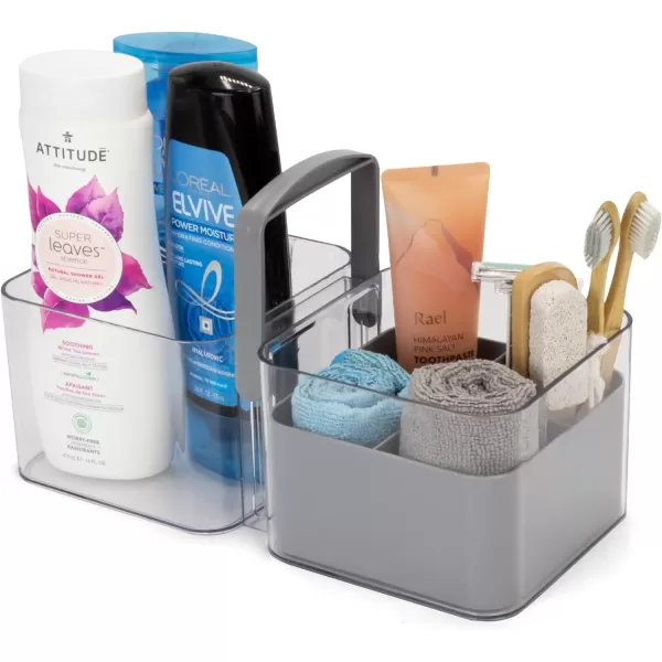 Brookstone Portable Shower Caddy with Handle Bathroom Organizer Basket with Removable Inners Plastic Bath Tote BPA FreeBrookstone Portable Shower Caddy with Handle Bathroom Organizer Basket with Removable Inners Plastic Bath Tote BPA Free