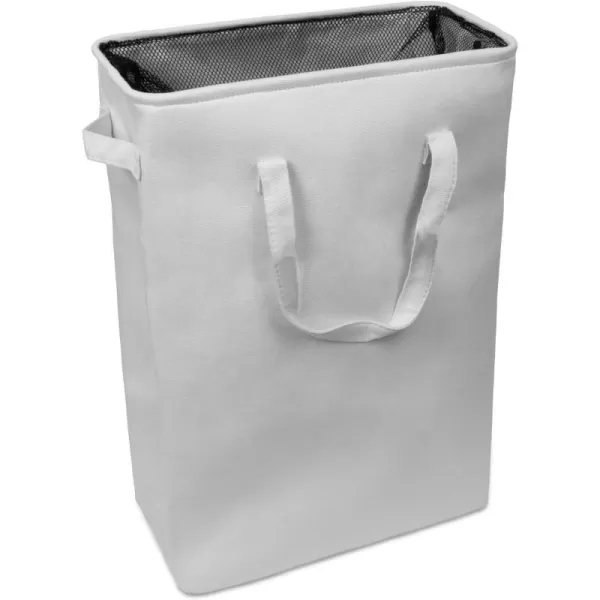 BROOKSTONE Slim Laundry Hamper with Handles Perfectly Sized for Everyday Use Foldable Travel Laundry Bag for Dirty Clothes Laundry Basket for Dorms and BedroomsBROOKSTONE Slim Laundry Hamper with Handles Perfectly Sized for Everyday Use Foldable Travel Laundry Bag for Dirty Clothes Laundry Basket for Dorms and Bedrooms