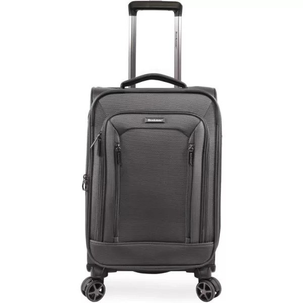 Brookstone Luggage Elswood Spinner Suitcase Dark Charcoal CarryOnBrookstone Luggage Elswood Spinner Suitcase Dark Charcoal CarryOn