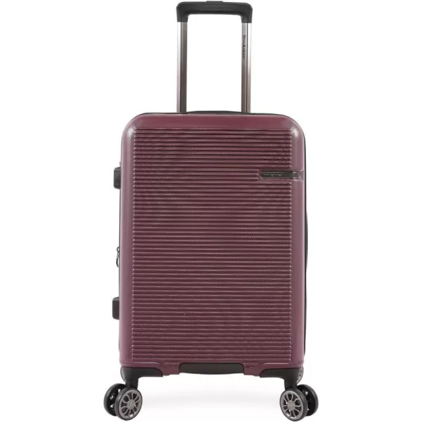 Brookstone Luggage Nelson Spinner Suitcase Plum CarryOnBrookstone Luggage Nelson Spinner Suitcase Plum CarryOn