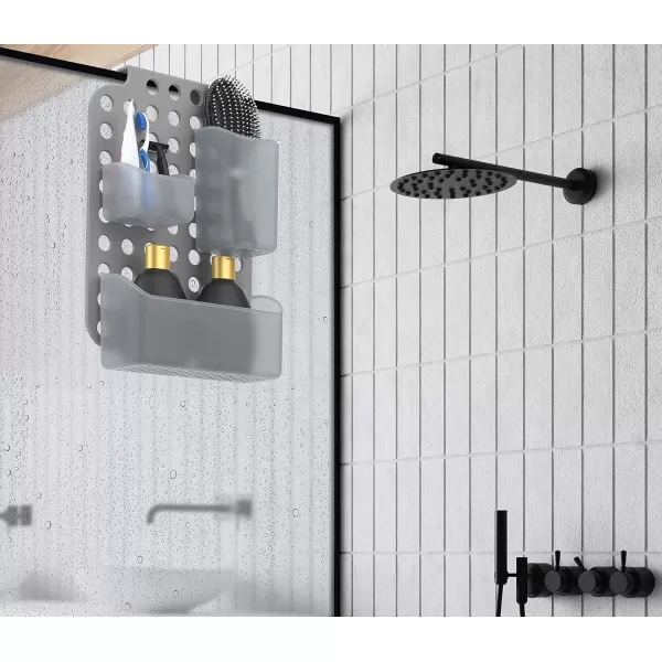 Brookstone Hanging Shower Caddy Customizable Bathroom Organizer Helps Maximize your Bath Space Dries Quickly with Drainage Holes Use at Home or DormCollegeBrookstone Hanging Shower Caddy Customizable Bathroom Organizer Helps Maximize your Bath Space Dries Quickly with Drainage Holes Use at Home or DormCollege