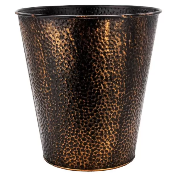 Brookstone Decorative Metallic Bronze Waste Basket Trash Can  Stylish and Functional Addition to Any RoomBrookstone Decorative Metallic Bronze Waste Basket Trash Can  Stylish and Functional Addition to Any Room