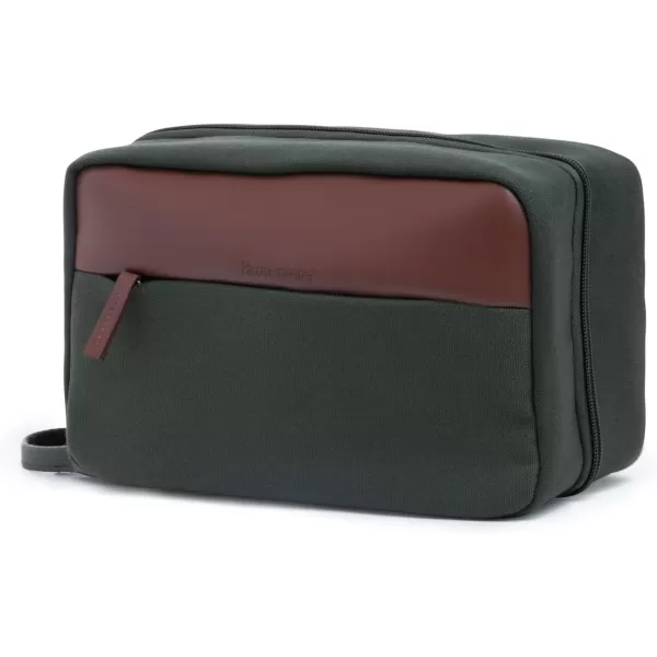 Brookstone Mens Travel Bag  Large Multi Functional Toiletries Pouch  Cosmetic Accessories Organizer Shaving Bag for Men OliveOlive