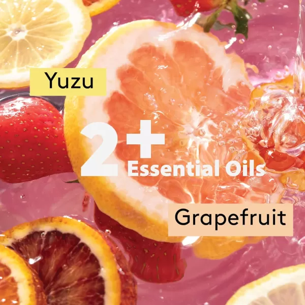 Brookstone 2 Plus Essential Oil Blend Body Spray  Body Mist with Natures Finest Shea Butter amp Vitamin E  Experience enchanting scents for a lasting impression  Orange amp Ginger 8 Fl ozYuzu Grapefruit