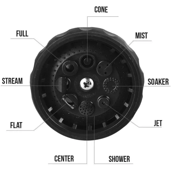 Brookstone 25 Coil Hose with Multiple Function Nozzle for Gardening Watering Lawns amp Washing Cars Comfort Grip Multiple Function Settings Adjustable Tip 25Brookstone 25 Coil Hose with Multiple Function Nozzle for Gardening Watering Lawns amp Washing Cars Comfort Grip Multiple Function Settings Adjustable Tip 25