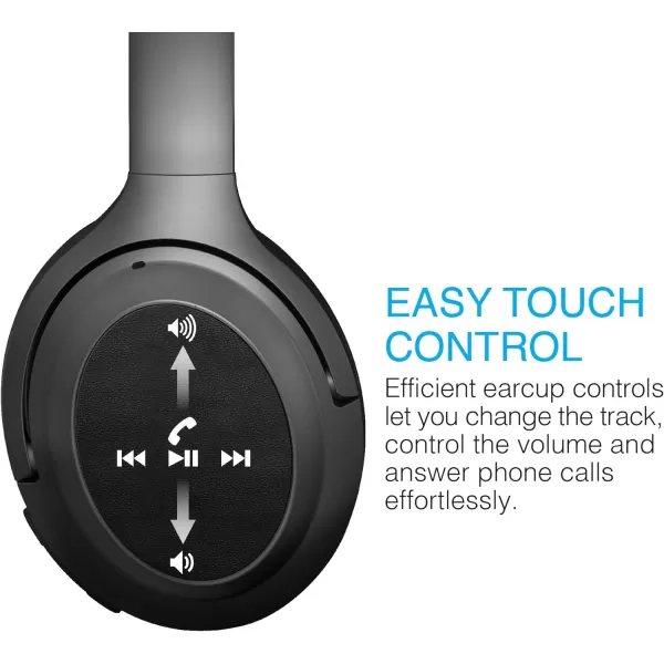 Brookstone AirPhones Pro Wireless Over Ear Headphones Active Noise Cancelling TWS Bluetooth Headphones 30H Playtime Deep Bass HighRes Audio Touch Controls Comfort EarCups Portable BlackBrookstone AirPhones Pro Wireless Over Ear Headphones Active Noise Cancelling TWS Bluetooth Headphones 30H Playtime Deep Bass HighRes Audio Touch Controls Comfort EarCups Portable Black