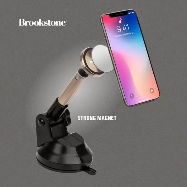 Brookstone Car Mount Magnetic Dashboard Cell Phone Holder Universal Fit Including iPhone SE 11 11 Pro 11 Pro Max XR Xs Max XS X 8 8 Plus or 10W Galaxy S10 S9 Note 10 Note 9 CopperBrookstone Car Mount Magnetic Dashboard Cell Phone Holder Universal Fit Including iPhone SE 11 11 Pro 11 Pro Max XR Xs Max XS X 8 8 Plus or 10W Galaxy S10 S9 Note 10 Note 9 Copper