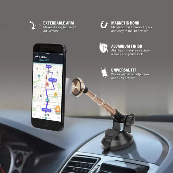 Brookstone Car Mount Magnetic Dashboard Cell Phone Holder Universal Fit Including iPhone SE 11 11 Pro 11 Pro Max XR Xs Max XS X 8 8 Plus or 10W Galaxy S10 S9 Note 10 Note 9 CopperBrookstone Car Mount Magnetic Dashboard Cell Phone Holder Universal Fit Including iPhone SE 11 11 Pro 11 Pro Max XR Xs Max XS X 8 8 Plus or 10W Galaxy S10 S9 Note 10 Note 9 Copper