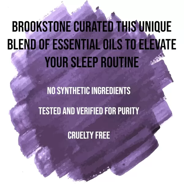 Brookstone Essential Oil Blends Sleep Collection  Organic Essential Oil Set for Aromatherapy Diffuser Massage Oil and Candle Scents  3Pack 10ml BottlesSleep Collection