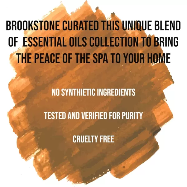 Brookstone Essential Oil Blends Sleep Collection  Organic Essential Oil Set for Aromatherapy Diffuser Massage Oil and Candle Scents  3Pack 10ml BottlesSpa Collection