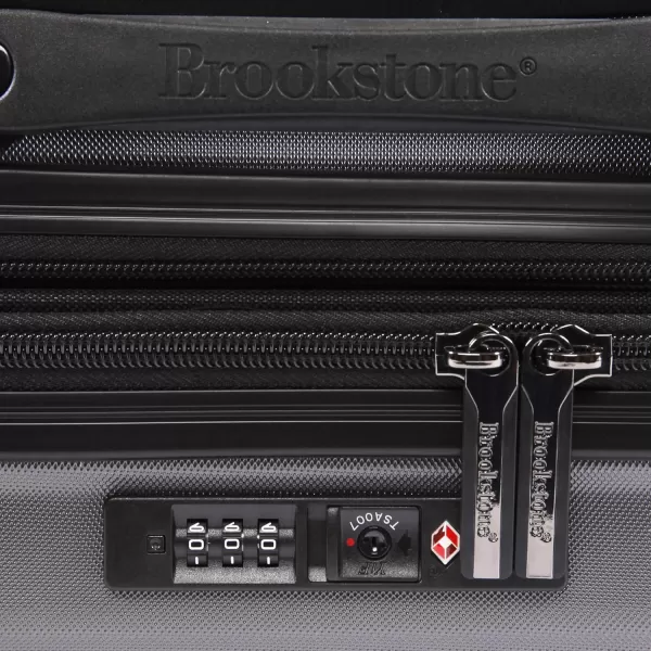 Brookstone Luggage Nelson Spinner Suitcase Charcoal CarryOnBrookstone Luggage Nelson Spinner Suitcase Charcoal CarryOn