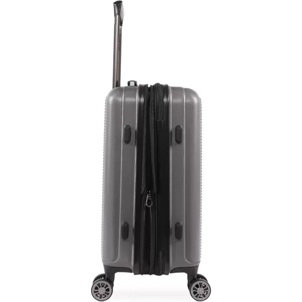 Brookstone Luggage Nelson Spinner Suitcase Charcoal CarryOnBrookstone Luggage Nelson Spinner Suitcase Charcoal CarryOn