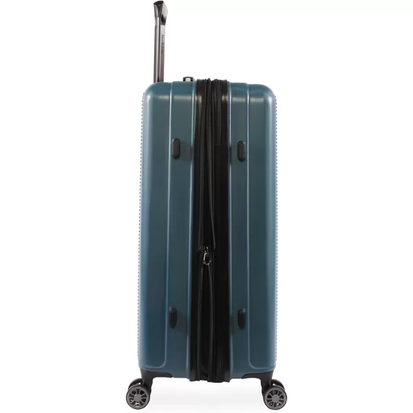 Brookstone Luggage Nelson Spinner Suitcase Dark Teal Checkin 29InchDark Teal Checkin 29Inch