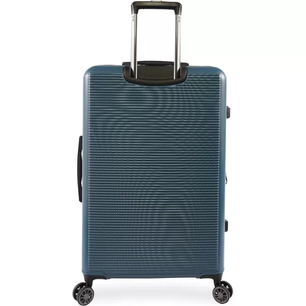 Brookstone Luggage Nelson Spinner Suitcase Dark Teal Checkin 29InchDark Teal Checkin 29Inch