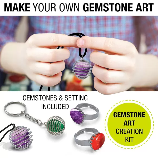 Brookstone Rock Tumbler and gem Stone Creation Kit for Kids with Rocks amp Jewelry Making Supplies IncludedBrookstone Rock Tumbler and gem Stone Creation Kit for Kids with Rocks amp Jewelry Making Supplies Included