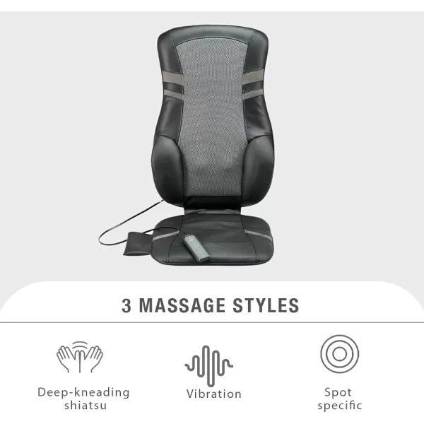 Brookstone Shiatsu Back Massager with Heat  Deep Kneading Spot and Vibration Massage  Cordless Rechargeable Relief OnTheGo  3 Massage Programs C25Brookstone Shiatsu Back Massager with Heat  Deep Kneading Spot and Vibration Massage  Cordless Rechargeable Relief OnTheGo  3 Massage Programs C25