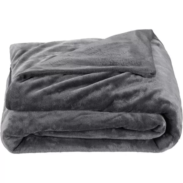 Brookstone Innovations Weighted Throw Blanket  Measures 48 in x 72 in  12 Pound Weight  NavyGray 120 Pounds