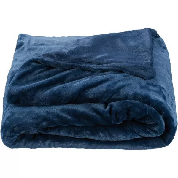 Brookstone Innovations Weighted Throw Blanket  Measures 48 in x 72 in  12 Pound Weight  NavyNavy 120 Pounds