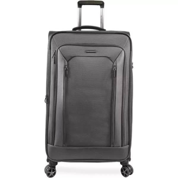 Brookstone Luggage Elswood Spinner Suitcase Dark Charcoal CheckinBrookstone Luggage Elswood Spinner Suitcase Dark Charcoal Checkin