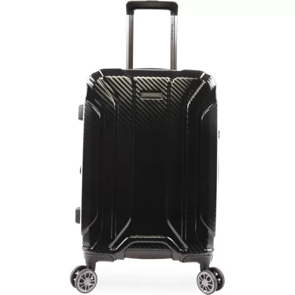 Brookstone Luggage Keane Spinner Suitcase Black CarryOnBrookstone Luggage Keane Spinner Suitcase Black CarryOn