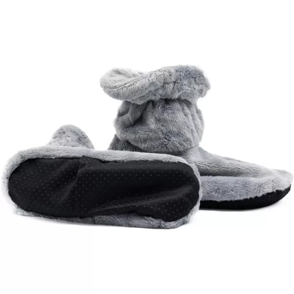 Brookstone Premium TheraSpa Warming Booties with Hot and Cold Therapy Foot Warmer LavenderInfused One Size Fits Most Blush PinkGlacier Gray