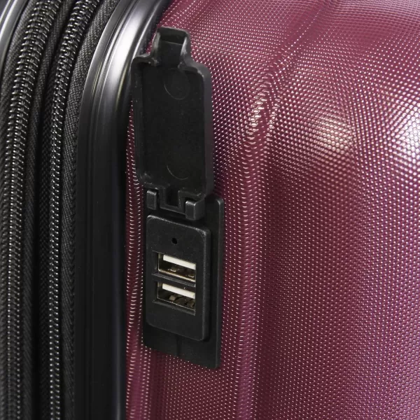 imageNelson Spinner Suitcase Plum CarryOn