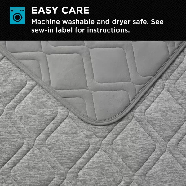 imageBrookstone Cooling Comfort Throw  Innovative Cooling DualSided Throw  Oversized Cool Blanket for Hot Sleepers  Cooling Blankets for Sleeping  Nylon and Polyethylene Cooling Blanket  Faded DenimQuite Shade