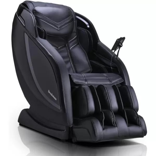 imageBrookstone BK650 Full Body 3D LTrack Technology Massage Chair with Heat Therapy Zero Gravity Voice Control Extendable Footrest with Sole Rollers Black 2024