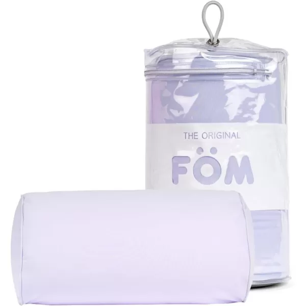 imageBrookstone Squishy FOM Cushion Pillow  The Original Stretchy Comfy Colorful Pillow for Neck Lumbar Support and Bed  for Sleeping Car Travel Gift for Mom  Small Pillow Lilac 12 x 7 InchesLilac