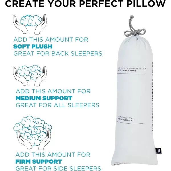 imageBrookstone 2in1 Comfort Memory Foam Pillow with Better Than Down Fill for Firm Yet Plush Feel  Innovative Hybrid Design Bed Pillow with DualSided Cool ampamp Warmth Comfort All Seasons  Soft PillowJust Right Pillow