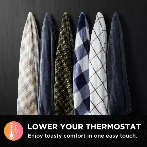 imageBrookstone Heated Faux Fur Throw Heated Blanket  Heat Blankets Electric  Faux Fur Heated Throw  4 Heat Settings 4Hour Auto Shut Off 100 Polyester 50quotx60quot  Gift for Mom  Glacier Gray VerticalGlacier Gray Vertical