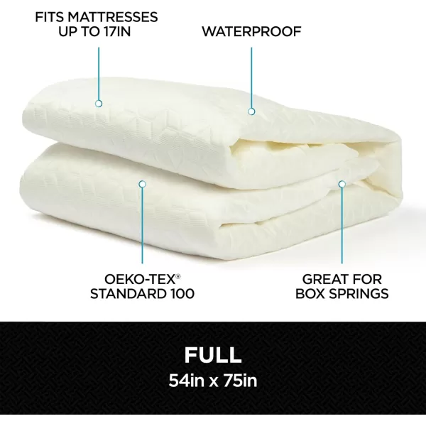 imageBrookstone Ultimate Mattress Protector with Cool Touch  Premium Polyester and Polyethylene Fabric for Optimal Comfort and Protection  Cooltouch Fiber for Hot Sleepers  California King Size WhiteWhite