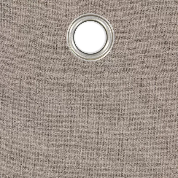 imageBROOKSTONE Renwick Blackout Thermal Grommet Window Curtains for Bedroom Single Panel 50quot x 95quot MochaMocha