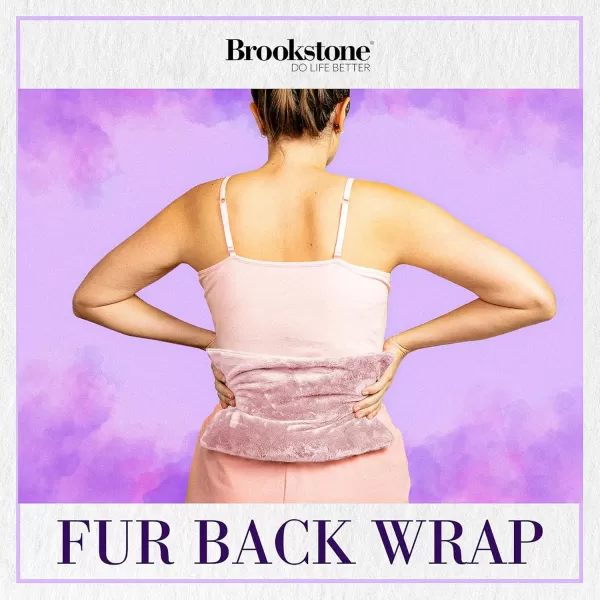 imageBrookstone  TheraSpa Cooling ampamp Heated Back Wrap with Adjustable Strap  Cold Pack ampamp Microwave Heating Pad for Back Pain Relief  Healthy Posture Support  LavenderInfused Blush PinkBack Wrap  Blush Pink