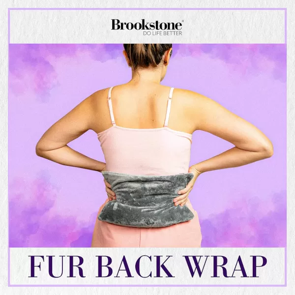 imageBrookstone  TheraSpa Cooling ampamp Heated Back Wrap with Adjustable Strap  Cold Pack ampamp Microwave Heating Pad for Back Pain Relief  Healthy Posture Support  LavenderInfused Blush PinkBack Wrap  Glacier Gray