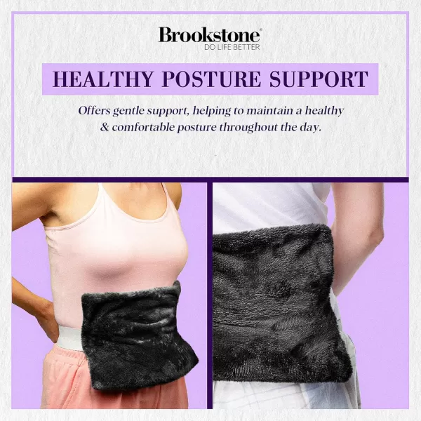 imageBrookstone  TheraSpa Cooling ampamp Heated Back Wrap with Adjustable Strap  Cold Pack ampamp Microwave Heating Pad for Back Pain Relief  Healthy Posture Support  LavenderInfused Blush PinkBack Wrap  Midnight Black