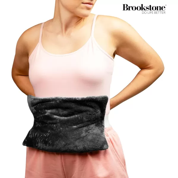 imageBrookstone  TheraSpa Cooling ampamp Heated Back Wrap with Adjustable Strap  Cold Pack ampamp Microwave Heating Pad for Back Pain Relief  Healthy Posture Support  LavenderInfused Blush PinkBack Wrap  Midnight Black