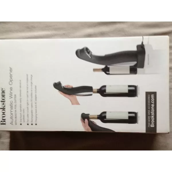 imageBrookstone Automatic Wine Opener with Foil Cutter