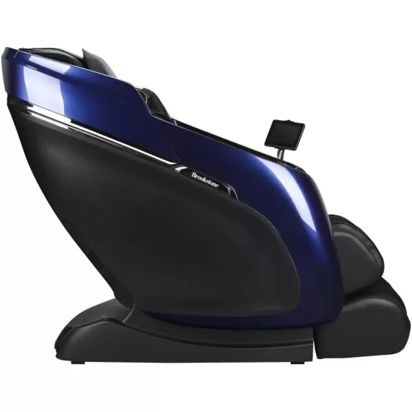 imageBrookstone BK750 Mach IX Full Body Zero Gravity 4D Humanistic Massage Chair with Heat Therapy SLCurve Track Extendable Footrest with Sole Rollers 7 Touchscreen Blue ampamp Black 2024