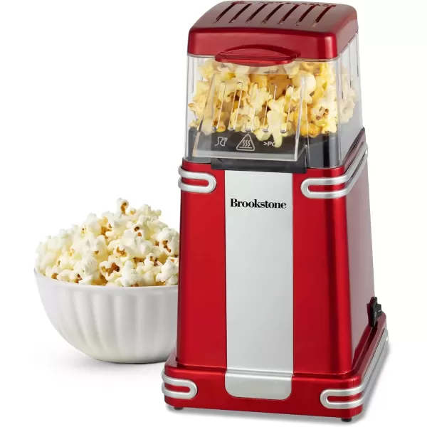 imageBrookstone Classic Style Popcorn Machine Air Popper Popcorn Maker Machine Electric Nostalgia Movie Theatre Popcorn Style Makes 2 Cups No Oil Food Safe Nostalgia Popcorn Maker Holiday Gift