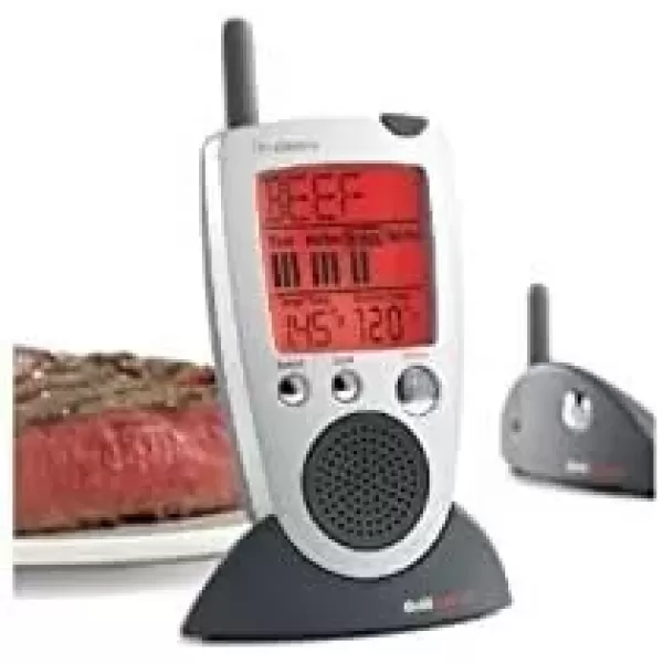 imageBrookstone Grill Alert Talking Remote Meat Thermometer