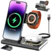 imageBrookstone 3in1 Wireless Charging Station 2 Port 18W Wall Charger ampamp High Speed Cable for Apple iPhone 15 14 13 12 11 Pro MaxPlusMiniXXSMaxXRSE Apple iWatch Series ampamp Airpods Pro 2 3Black