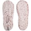 imageBrookstone Plush Footies  Slippers with Memory Foam Insole  UltraSoft Sherpa Footies for Indoor Wear NonSkid Sole OneSizeFitsMost Machine Washable Slippers for WomenSherpa  Copper Brown