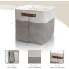 imageBrookstone 2 Pack Storage Bins with Handle Multipurpose Storage Basket for Home Organization Declutter ampamp Space Saving  Collapsible Storage Cubes Perfect for Living Room Bedroom Closets