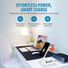 imageBrookstone 3 in 1 Wireless Charging Station Compatible with MagSafe Charger 2 Port 18W Wall Charger Rapid Cable Wireless Charger for iPhone 15141312 Pro Max iWatch Series Airpods 3 2 ProWhite with Charger