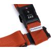 imageBrookstone Luggage Strap  2in1 Cross Luggage Suitcase Belt with Buckle and TSAApproved Keyless 3Digit Combination Lock Vintage GreenOrange