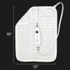 imageBrookstone Luxe Portable Heating Pad  Super Soft Plush 6 Heat Settings Machine Washable EasytoUse Controller 16 x 12 for Pain Relief Period Cramps Warmth TofuTofu