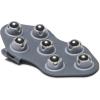 imageBrookstone Palm Roller Body Massager  Medium Handheld Roller Massager to Relieve Tension  Massage Gloves Hand Massager Glove Massage Glove for Stress Relief and Relaxation CharcoalGrey